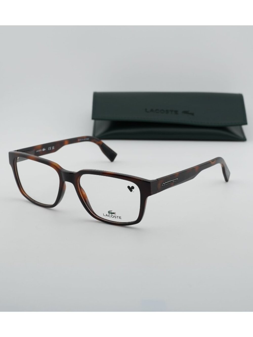 Lacoste L2927 N 214 Rectangle 56mm Eyeglasses - Havana